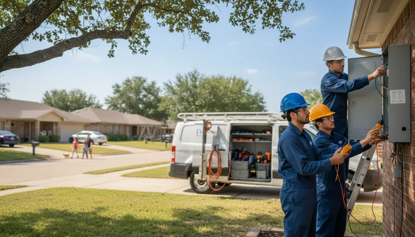 Certified electrician providing emergency electrical services in Goodwater, AL